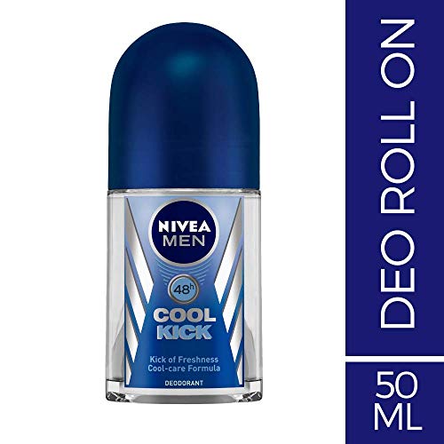 Image of Nivea Deodorant Roll On, Deep Impact Freshness For Men, 50ml & Roll-On Deodorant, Cool Kick For Men 50ml