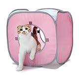 Kitty Play Cube (pastel pink)Sturdy#The best cat toy