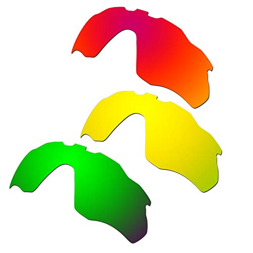 Lentilles Oakley Radar Pace : remplacez vos verres rayés par les teintes or, rouge et vert émeraude