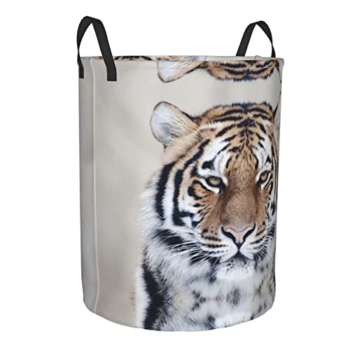 Panier à linge pliable tigre pour libérer l'espace au sol - 3