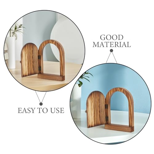 Cubierta de interruptores SHINEOFI de madera natural con forma de puerta (3 piezas) 4