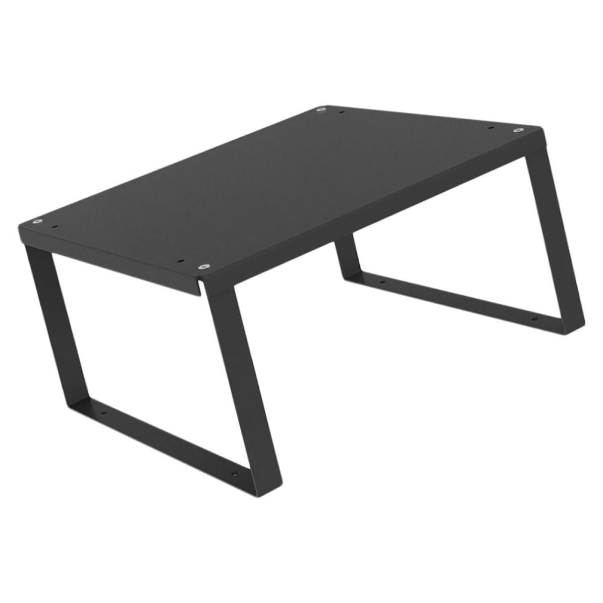 Étagère de rangement cuisine et bureau support noir pour livres et ustensiles