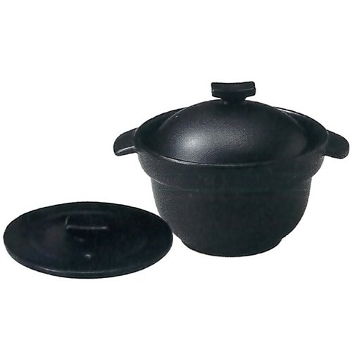 (未使用･未開封品)　三陶 萬古焼 炊飯鍋 黒マット1合炊きご飯釜 ブラック 16x9.5cm 500cc 090365 55-09036 直火・電子レンジ対応 黒マット1合炊きご飯釜 qdkdu57 Amazon｜三陶 萬古焼 炊飯鍋 黒マット1合炊きご飯釜 ブラック 16x9.5cm
