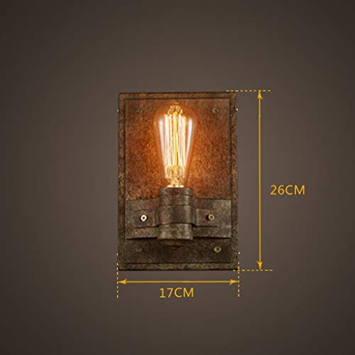 Preisvergleich Produktbild HTL Lampenlicht, Deckenleuchten, Kronleuchter, Retro Wandleuchte Gang Kreation Einfacher Eingang Treppen Lampen Und Laternen Restaurant Bar Bar Einfacher Kopf E27,17 * 26Cm Select,17 * 26 cm