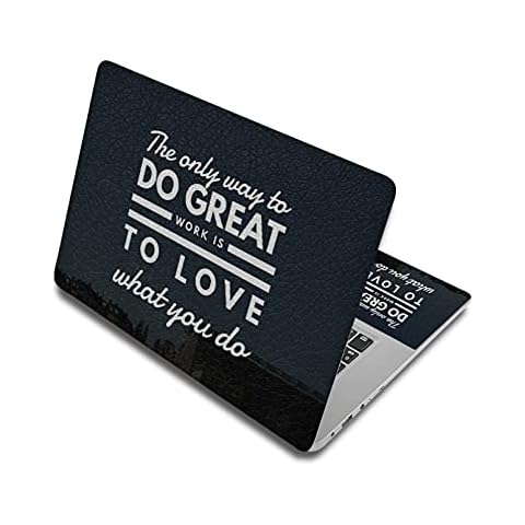 BIJIHUA Laptop Skin Sticker Decal Motivational Words Laptop Skin Sticker 13.3" 15" 15.6" 17" Pc Surface Skin Decal Cover