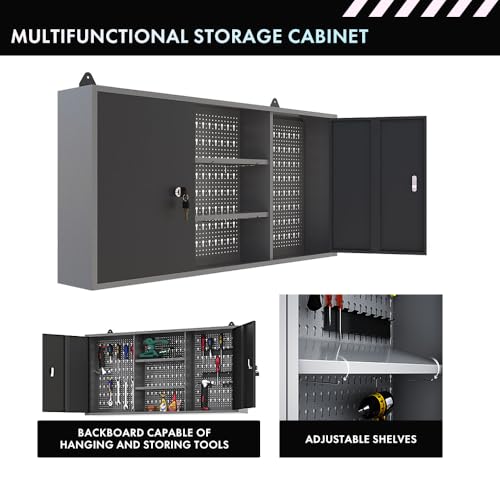 JZD-Metal-Wall-Cabinets-with-2-Lockable-Doors-for-Garage-Tool-Storage-Black-Grey