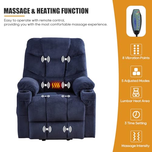 Sillón reclinable eléctrico con diseño de levantamiento miniatura 3