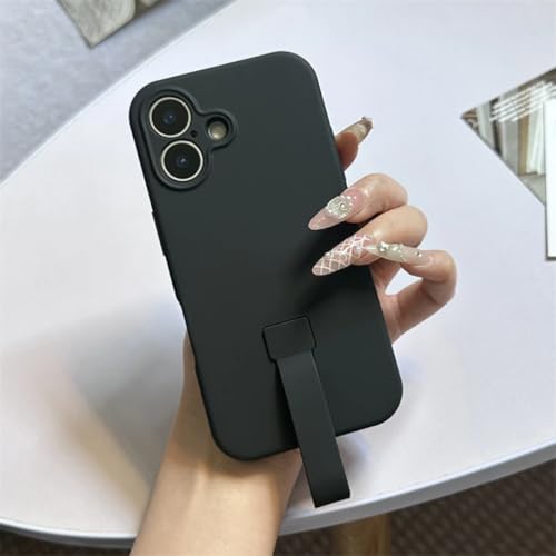 Coque silicone pour iPhone 12 Pro avec anneau anti-choc mat noir