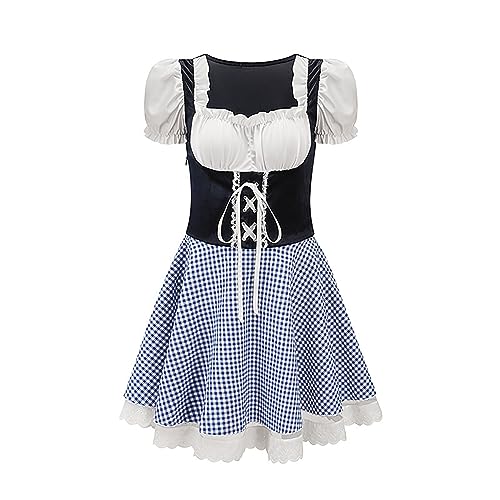Costume bière allemande femme AF-Blue S idéal pour vos soirées à thème