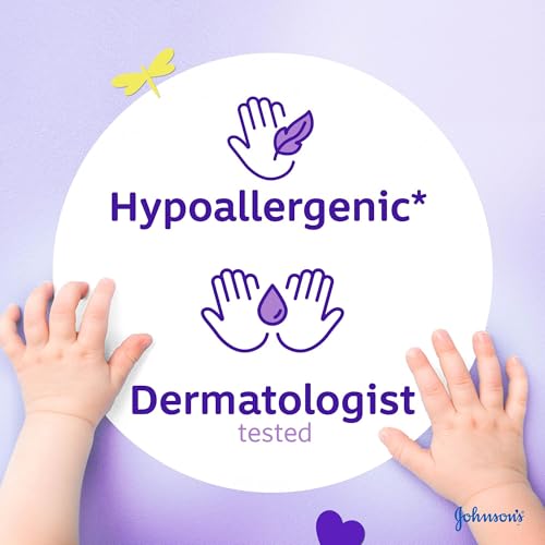 زيت وقت النوم للأطفال من جونسون، يهدئ ويرطب البشرة، تركيبة لطيفة مثبتة سريريا مثالية للبشرة الحساسة، يساعد طفلك على النوم، 200 مل