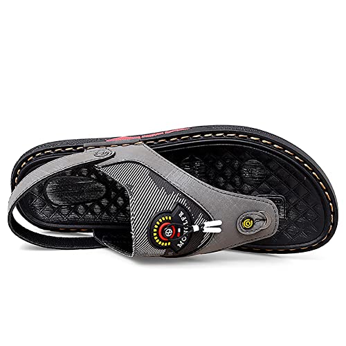 Men's Beach Sandals Handmade Sandals Fishing Outdoor Adjustable Casual Walking Shoes4