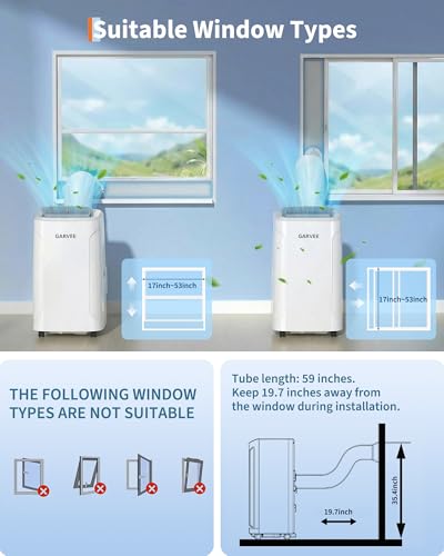 Image of Garvee 14000BTU Portable Air Conditioner, 3-IN-1 Portable AC up to 750Sq.Ft