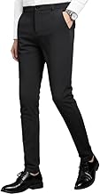 MAGE MALE Men's Skinny Stretch Dress Pants Slim Fit Suit Pants