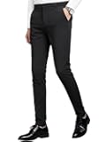 MAGE MALE Men's Skinny Stretch Dress Pants Slim Fit Suit Pants