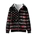 Ystardream Camo American Flag Toddler Boys Sweatshirt Cool Boys Zip Up Hoodie Size 14-16 Kids Fashion Sweatshirt Casual Long Sleeve Outerwear with Pockets Teen Boys Fleece Hoody Pullover, Lightweight