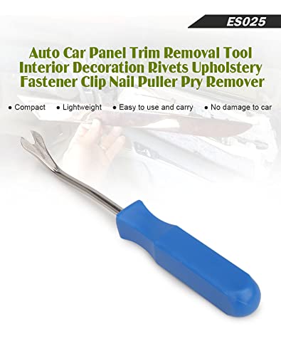Erisin Outil de retrait de garniture de panneau de voiture pour décoration intérieure, rivets et garnitures de garniture, clip d'arrache-clou – Image 3
