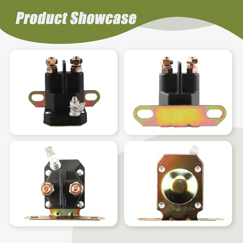 Solenoide de arranque 030817 para repuesto de cortacésped Hustler Zero Turn de 3 bornes 8