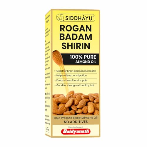 Image of Baidyanath Rogan Badam Oil I Nourishes Skin And Hair I Anti dandruff I 25 ml (Pack of 3)