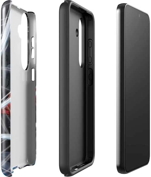 Skinit Impact Phone Case Compatible with Galaxy S25 - Officially Licensed Marvel Spiderman Web Throw Design