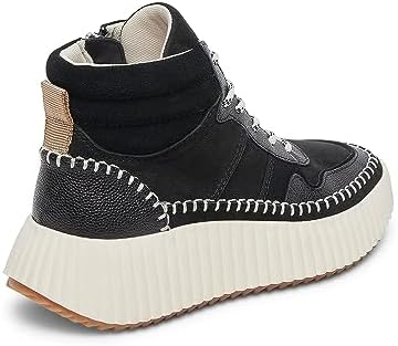 Dolce Vita Women's Daley Sneaker, Black Multi Suede, 8 | Image 3