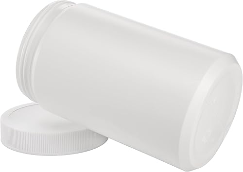 Miniatura 3 de DEAYOU Paquete de 6 tarros de plástico Mason de 33 onzas, recipientes de helado de 1 cuarto de galón con tapa superior de rosca, tarro de plástico