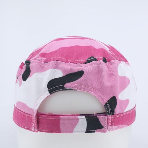 Image of The Vintage Year Heavy Stitching Washed Cotton Cadet Hat - Durable Military Baseball Cap for Men & Women, Outdoor Casual Wear