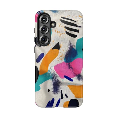 Coque Samsung S25 Plus rigide brillante anti rayure motif blanc