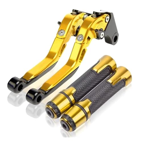 Leviers d'embrayage de frein réglables or et noir pour Honda NC750X