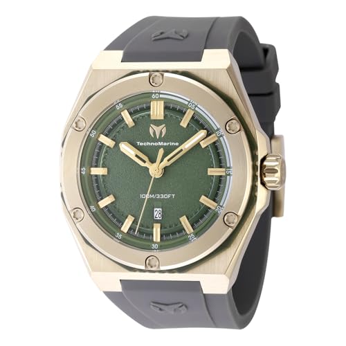 Montre homme Technomarine Coral Legacy TM-416092 quartz cadran vert acier 45mm