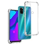 REY Cover in Gel TPU Anti-Shock per Honor 9A, Morbido Silicone Custodie Protettivo Case, Anti-Scratch, Protettiva Sottile Back Cover