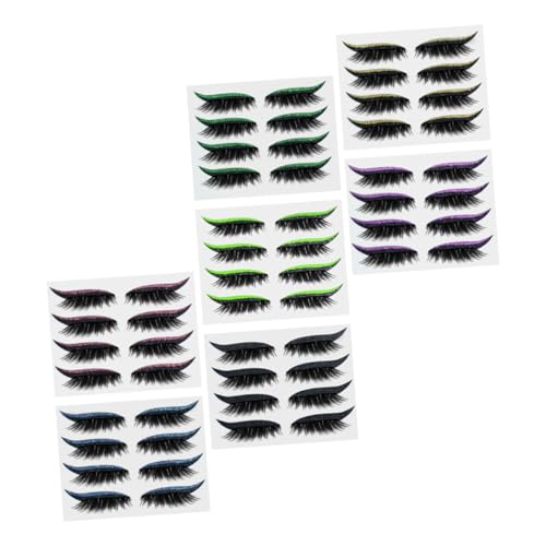 Mipcase 28 pares adhesivos para maquillaje de ojos miniatura 1