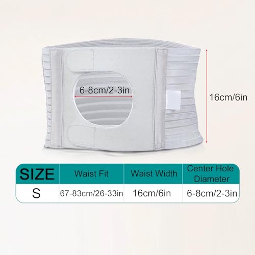 Faja abdominal de soporte para ostomía talla S miniatura 2