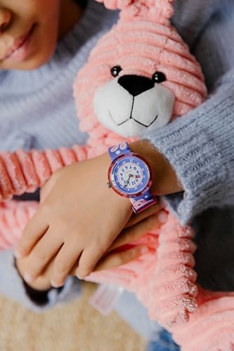 Flik Flak Girl Kids Watch Biosourced Quartz Waterproof Peek-A-Bunny4