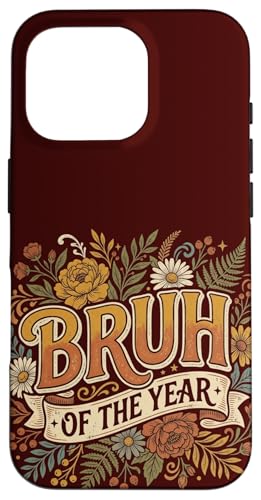 Bruh of the Year Funny Vintage �X�}�z�P�[�X iPhone 16 Pro �p
