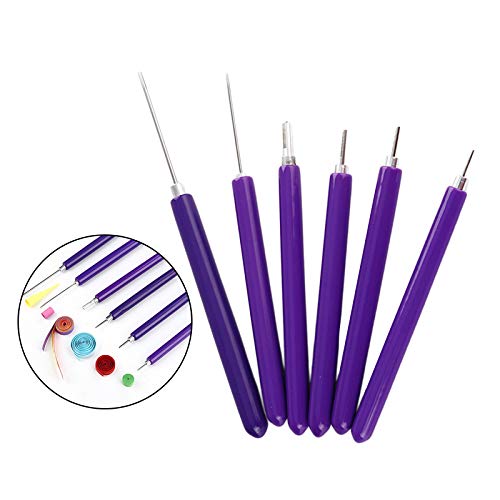 Ferramentas com fenda Kit de Quilling de flores DIY tamanhos diferentes