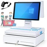 ♓【Clavier performant】 : Notre caisse enregistreuse est équipée d'un clavier étanche garantissant une saisie de données précise et rapide, pour des transactions fluides et sans interruption. Ses 101 touches de fonction, identifiées par des couleurs, facilitent leur utilisation. Même dans un environnement très fréquenté, elle assure un passage en caisse rapide et efficace.