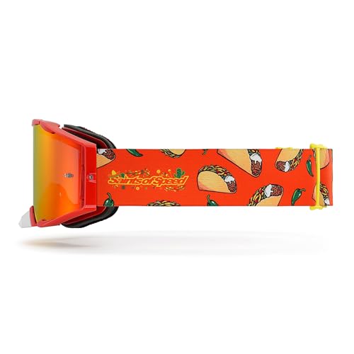 Image of Saints of Speed Anthem Dirt Bike Goggles - Motorcycle Goggles for Motocross, MX, MTB, SXS, Fog & Scratch-Defying, UV Defense