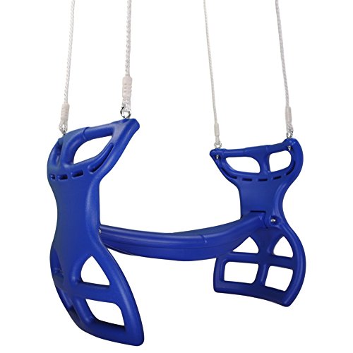 Swing Set Stuff Inc. Glider with Rope (Blue) and SSS Logo Sticker by Swing Set Stuff Inc. - Used condition - US$83.43