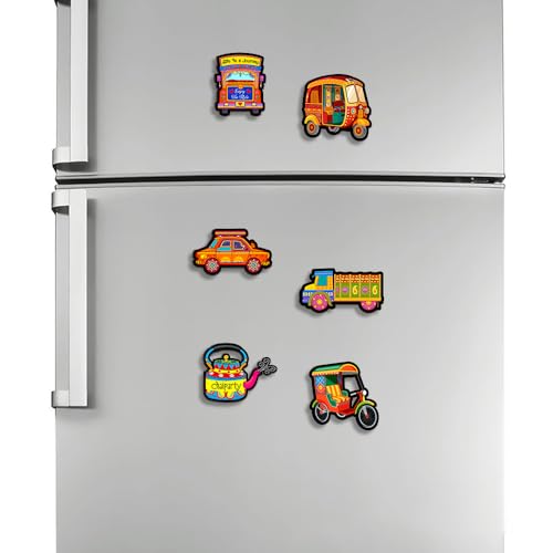 Image of Sehaz Artworks Fridge Decoration Items | Fridge Magnets Refrigerator Stylish | Fridge Magnets Set | Fridge Stickers Refrigerator | Refrigerator Sticker-FM-6-005
