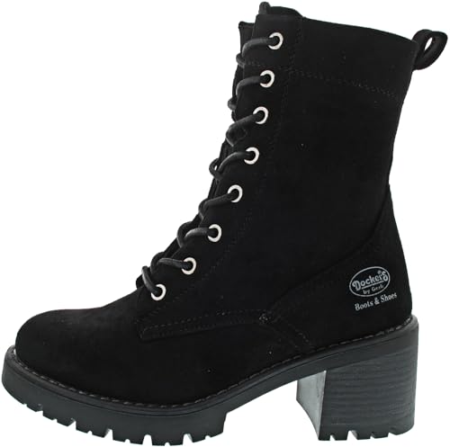 Dockers by Gerli Botas para mujer, color negro, talla 42, Negro , 37 EU