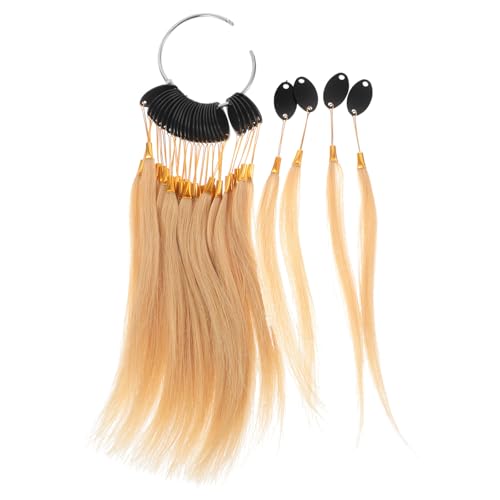Mèches réglables en cheveux naturels pour l'apprentissage en salon