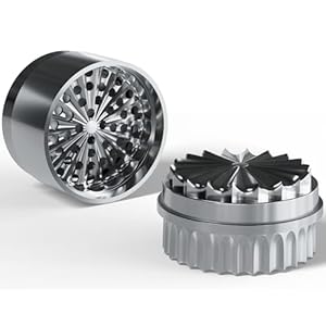 JCASE Zahnloster Edelstahl Grinder 63mm – 5-teilig & langlebig 7 41CQD8ORrUL. SL500 . SS300