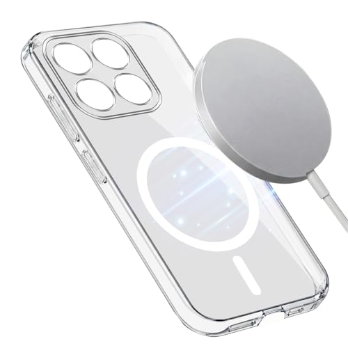 Image of Jkobi Lifetime Anti-Yellow MagSafe Compatible Clear Back Cover Case for Xiaomi 17 5G (Sleek Hard Crystal | Shockproof and Camera Protection)