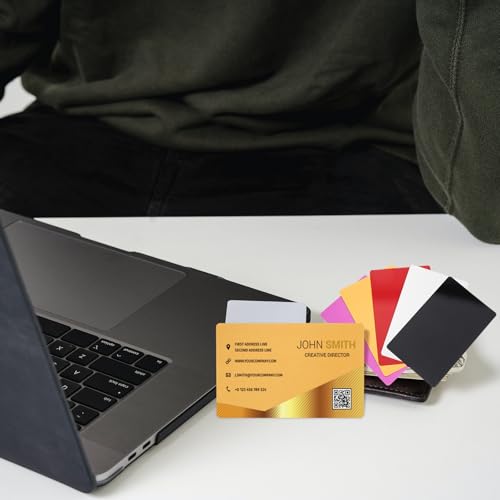 Tarjetas de metal aluminio para grabado láser, la elección de profesionales en eventos de red 4