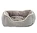 Dehner Hunde- und Katzenbett Sammy, ca. 61 x 48 x 18 cm, Polyester, grau