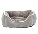 Dehner Lieblinge Hundebett und Katzenbett Sammy, ca. 47 x 37 x 17 cm, Polyester, grau