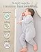 PurComfy Supersoft Baby Safe Sleep Sleepsuit, Zipper + Snap for Easy Diaper Changes Lilac
