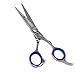 Professional Barber Thinning/Texturing/Cutting Scissors/Shears - Comfort Grip Rings with Adjustable Tension and Finger Inserts - JAPANESE J2 STAINLESS STEEL (Chrome 6