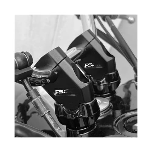 Abrazadera manillar moto universal de 28mm ajustable en aluminio plateado 3