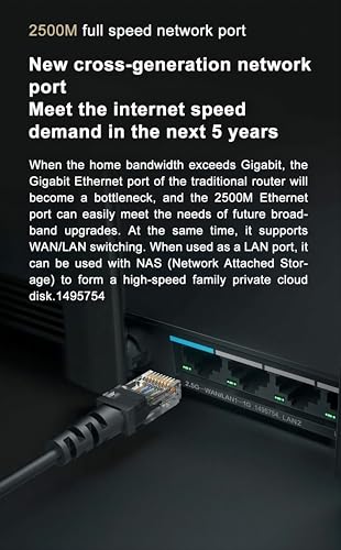 Roteador Xiaomi AX6000 AIoT, WiFi 6 6000Mbps, 512 MB, Mesh, 6 Amplificador de sinal independente - Preto glide